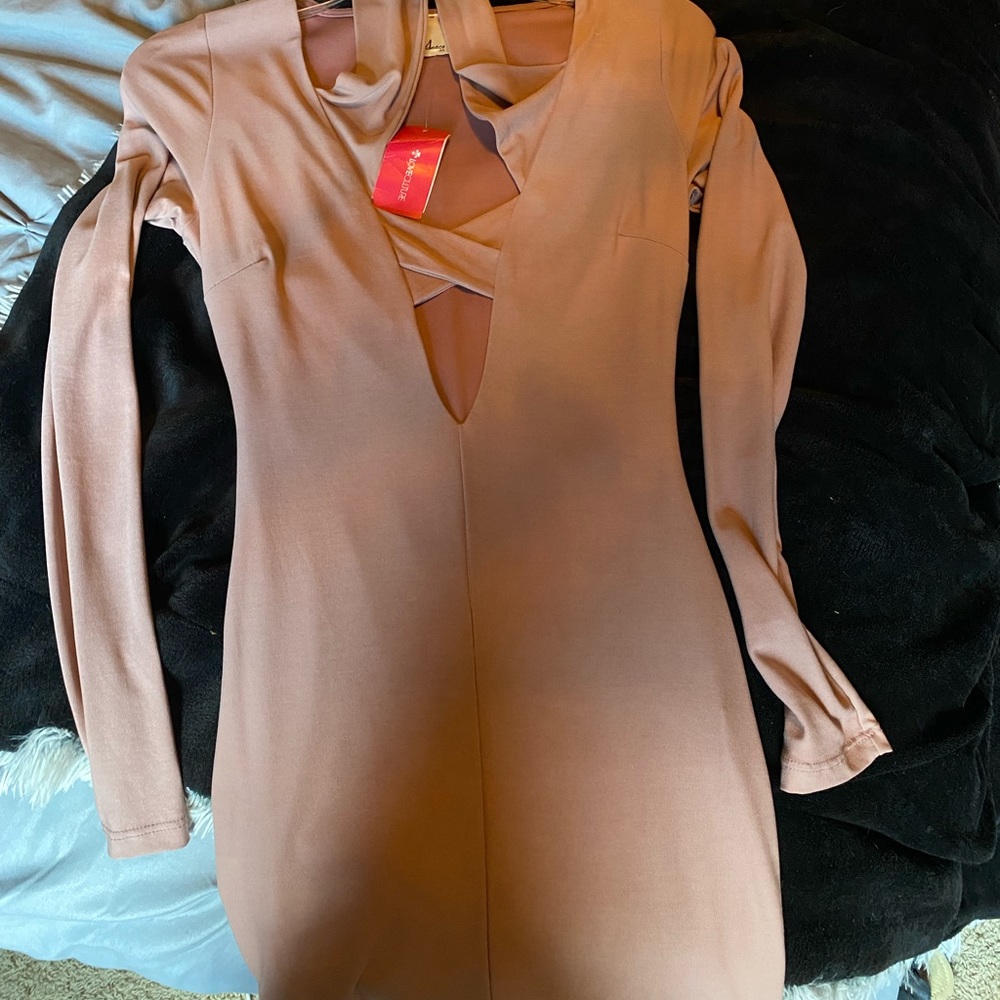 Bodycon dress baby pink